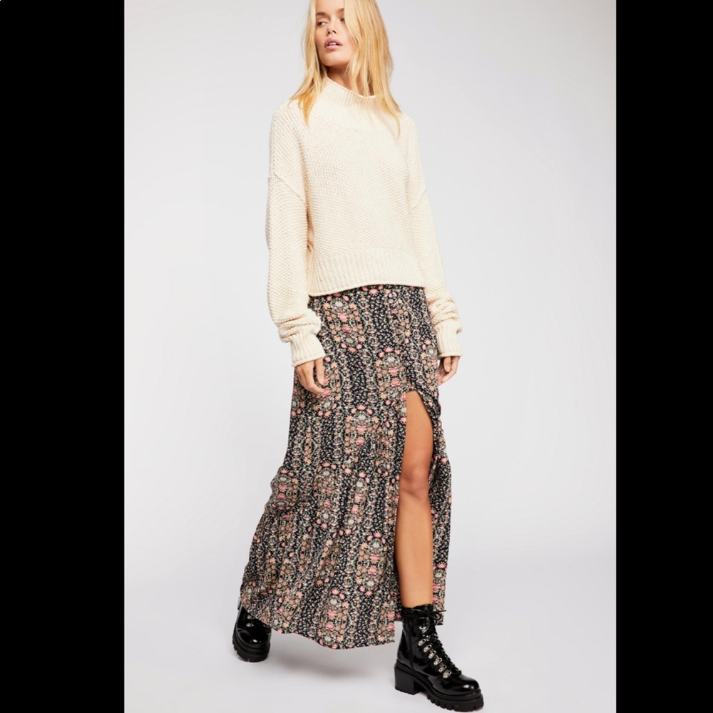 Flynn skye buttoned up maxi skirt love daze